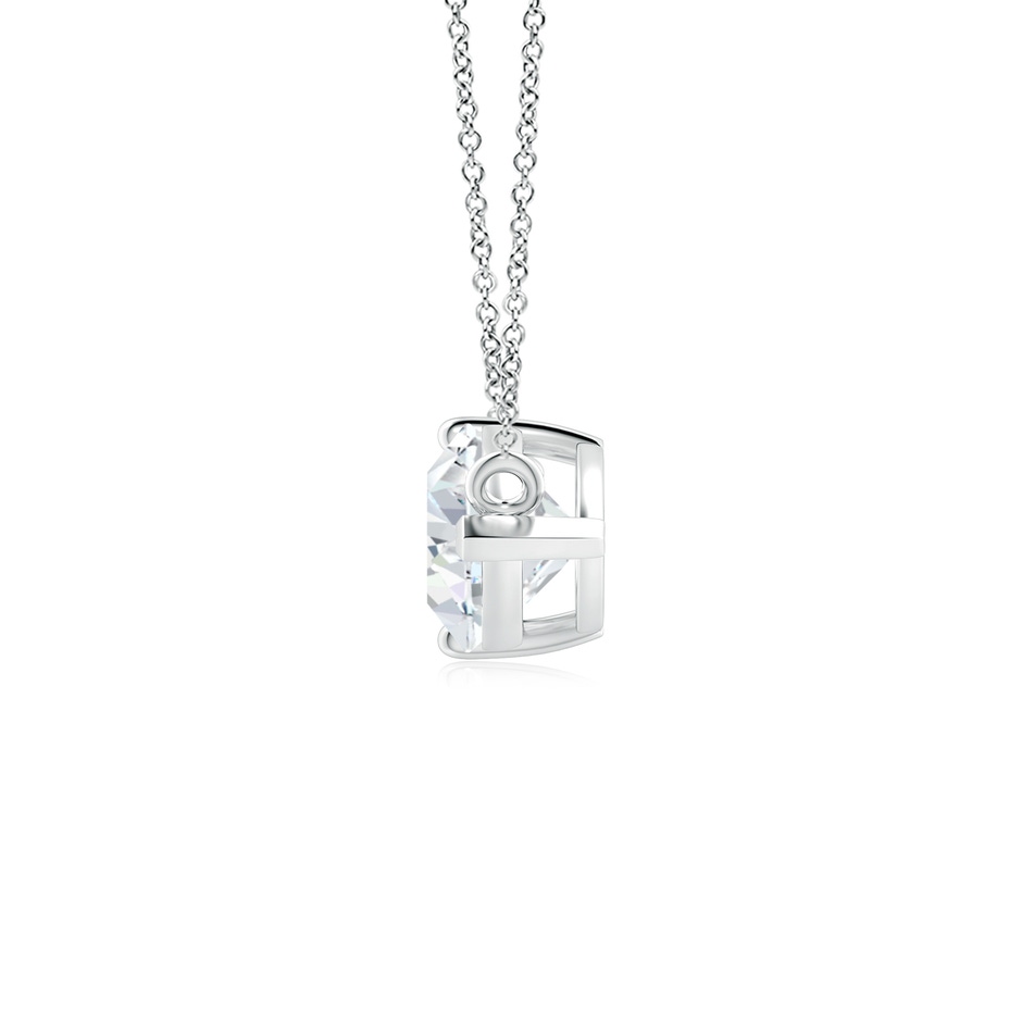 11x7mm FGVS East-West Pear-Shaped Lab-Grown Diamond Solitaire Pendant in P950 Platinum side 199