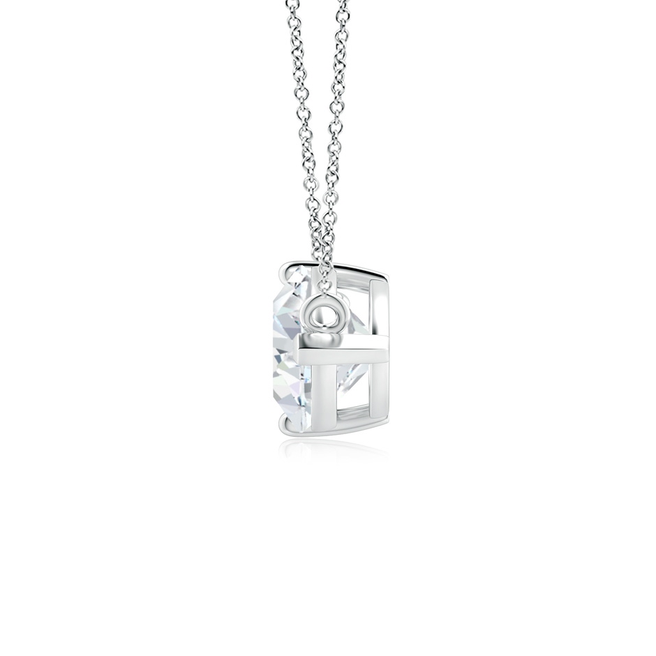 12x8mm FGVS East-West Pear-Shaped Lab-Grown Diamond Solitaire Pendant in White Gold side 199
