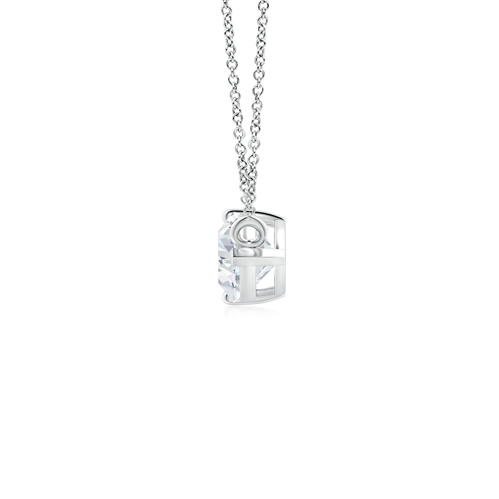 9x5.5mm FGVS East-West Pear-Shaped Lab-Grown Diamond Solitaire Pendant in White Gold - side 199