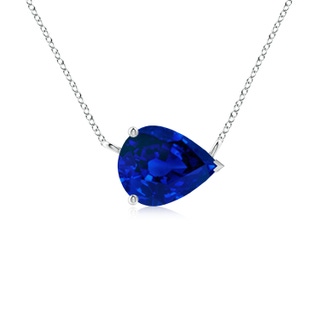 Pear Lab-Grown Lab Grown Blue Sapphire