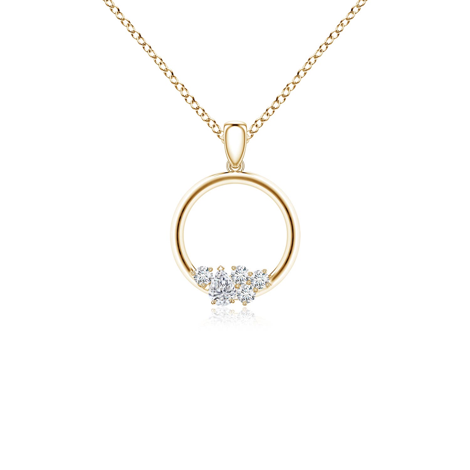 4x3mm FGVS LSP2602D-YGE-FGVS-4x3 in 18K Yellow Gold