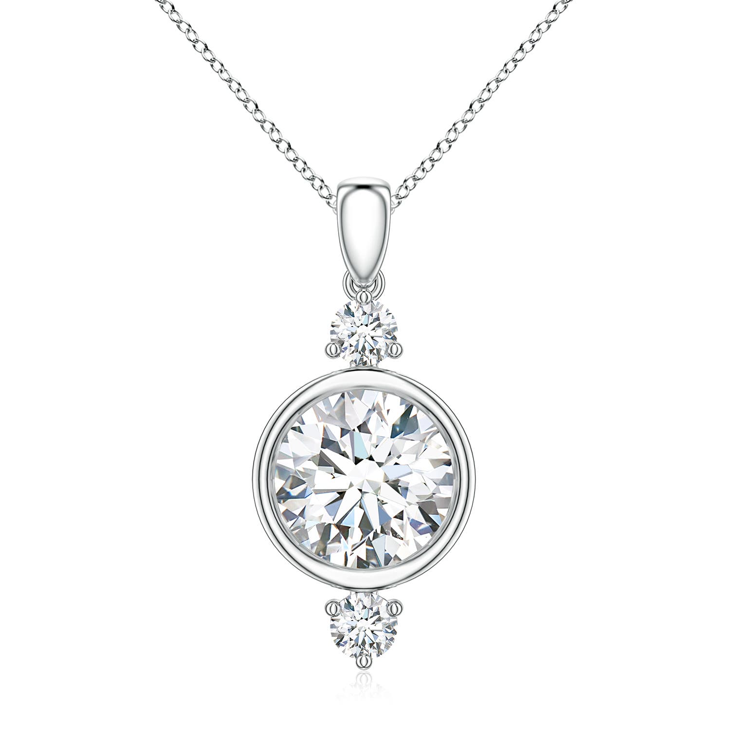 8mm FGVS LSP2604D-WGE-FGVS-8 in 18K White Gold