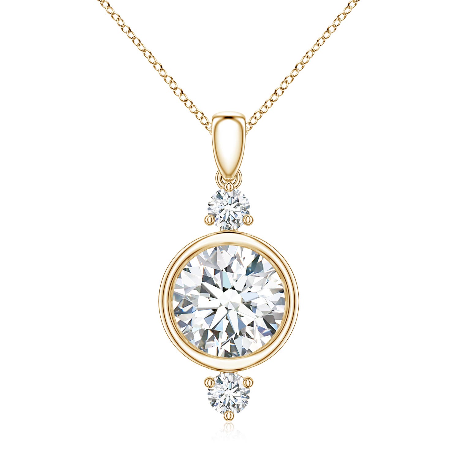 8mm FGVS LSP2604D-YGE-FGVS-8 in 18K Yellow Gold