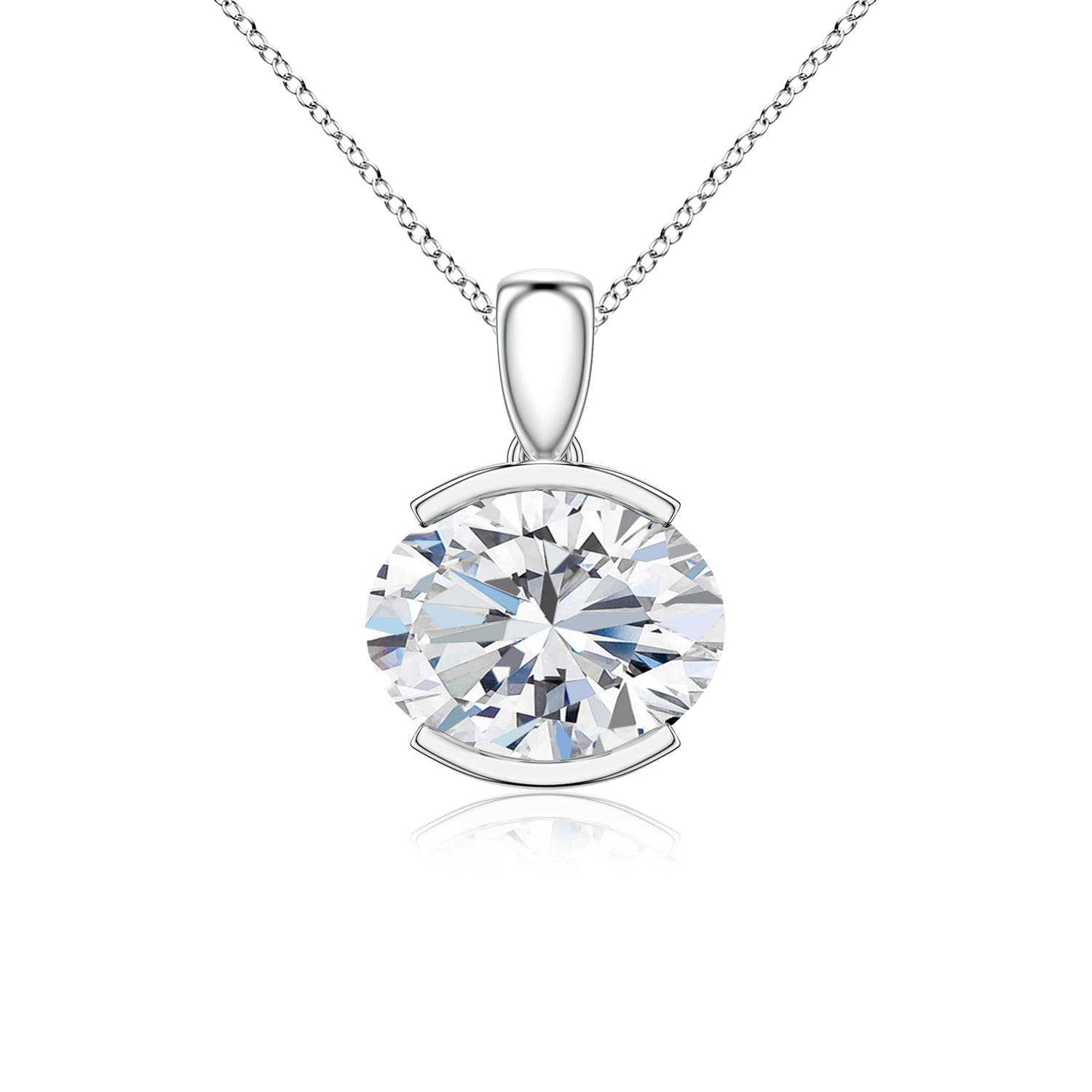 9x7mm FGVS LSP2605D-WG-FGVS-9x7 in White Gold