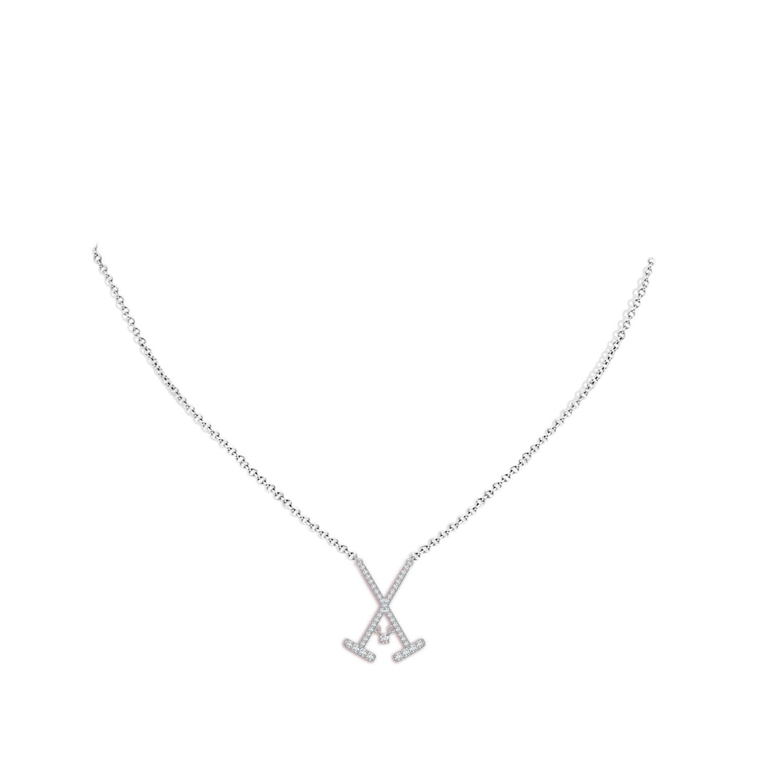 1.8mm FGVS LSP2615D-WG-FGVS-1.8 in White Gold - body_neck