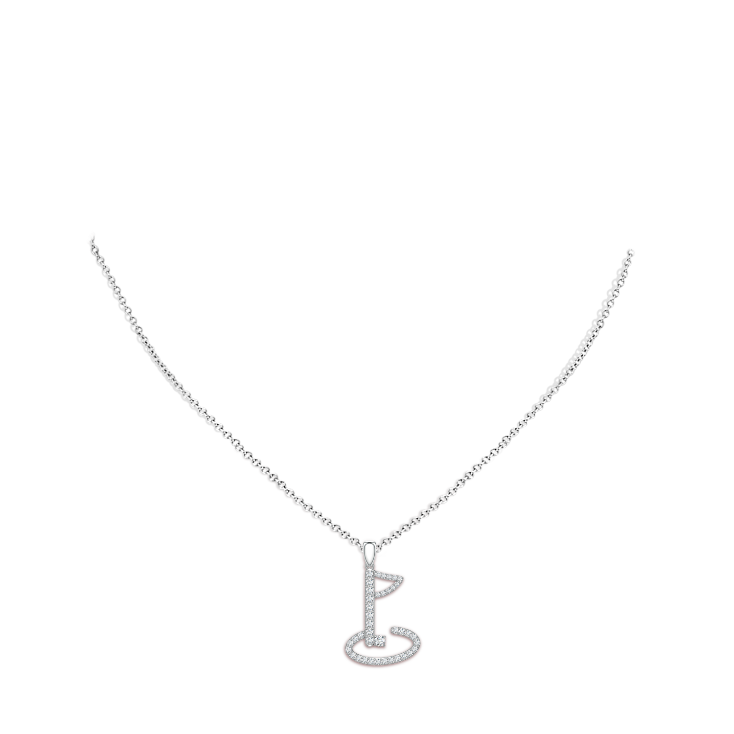 2.2mm FGVS LSP2617D-WG-FGVS-2.2 in White Gold - body_neck