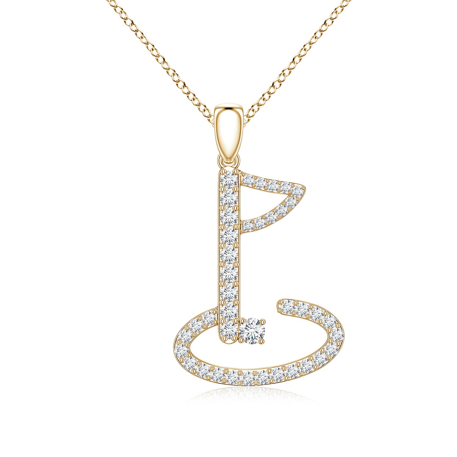 2.2mm FGVS LSP2617D-YG-FGVS-2.2 in Yellow Gold