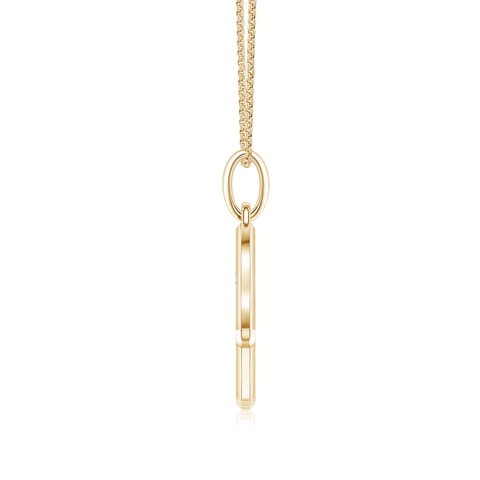 2.2mm FGVS Pavé-Set Lab-Grown Diamond Men’s Hamsa Pendant in Yellow Gold