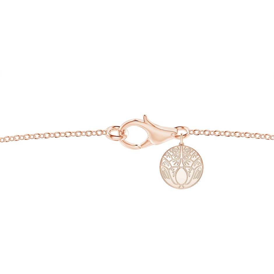 1.45mm IJI1I2 Natori x Angara Hexagonal Indochine Bamboo Multi-Wear Emerald Pendant in Rose Gold side 3