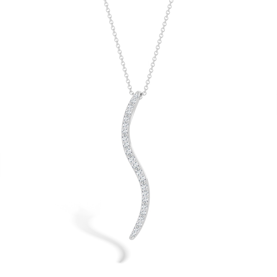 1.6mm HSI2 Natori x Angara Shangri-la - Brush Stroke Diamond Shangri-La Pendant in White Gold lifestyle