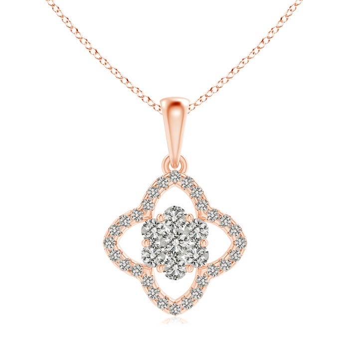 K, I3 / 0.45 CT / 14 KT Rose Gold