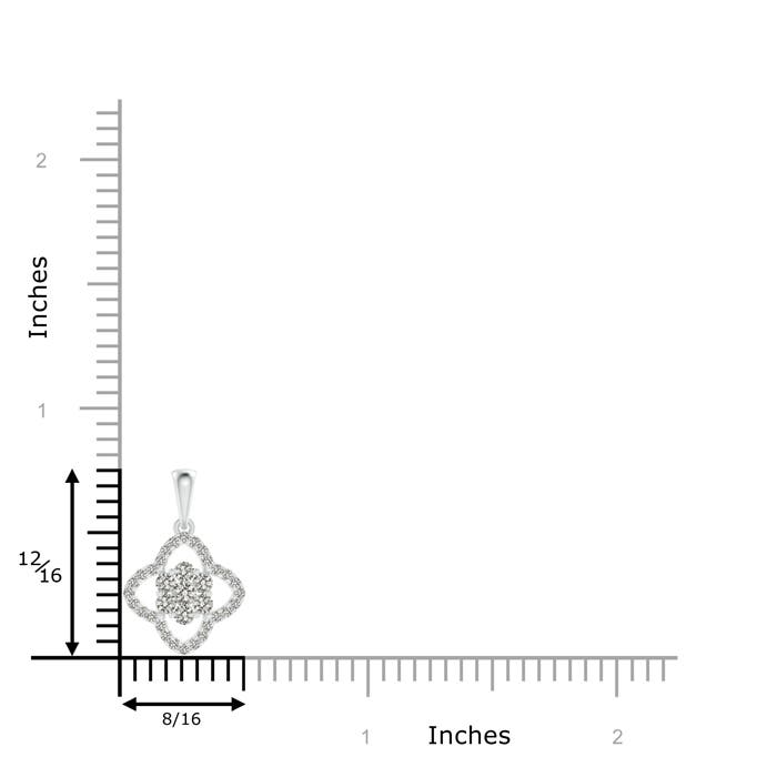 K, I3 / 0.45 CT / 14 KT White Gold