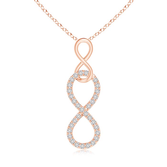 H, SI2 / 0.11 CT / 14 KT Rose Gold