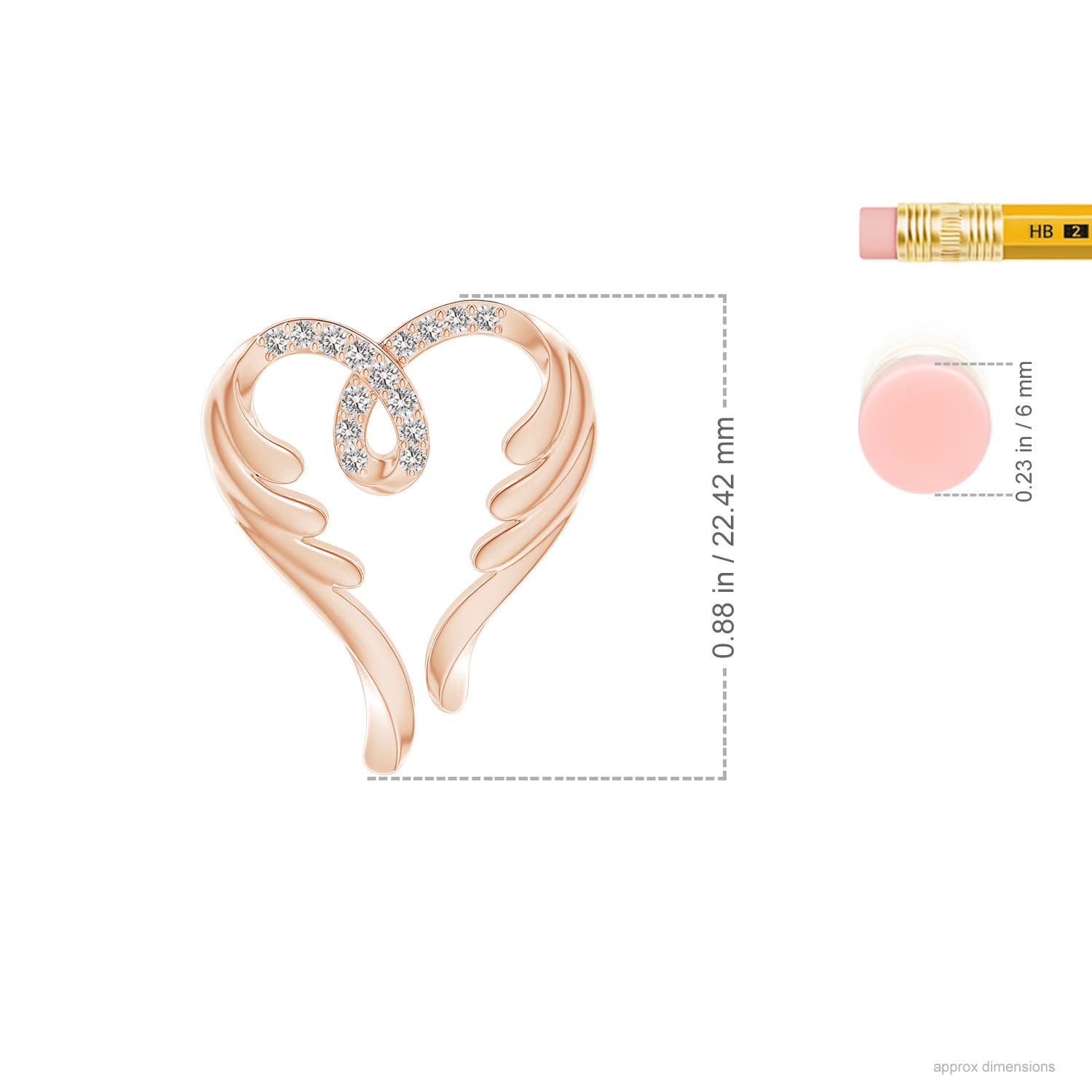 I-J, I1-I2 / 0.1 CT / 14 KT Rose Gold