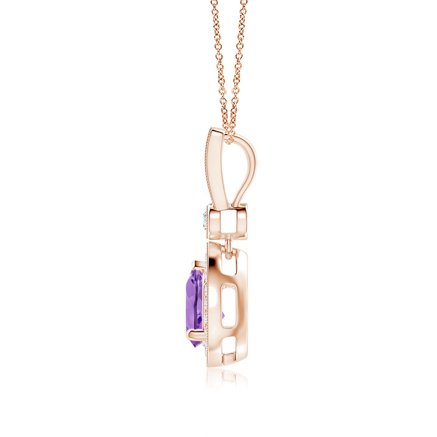 A - Amethyst / 1.31 CT / 14 KT Rose Gold