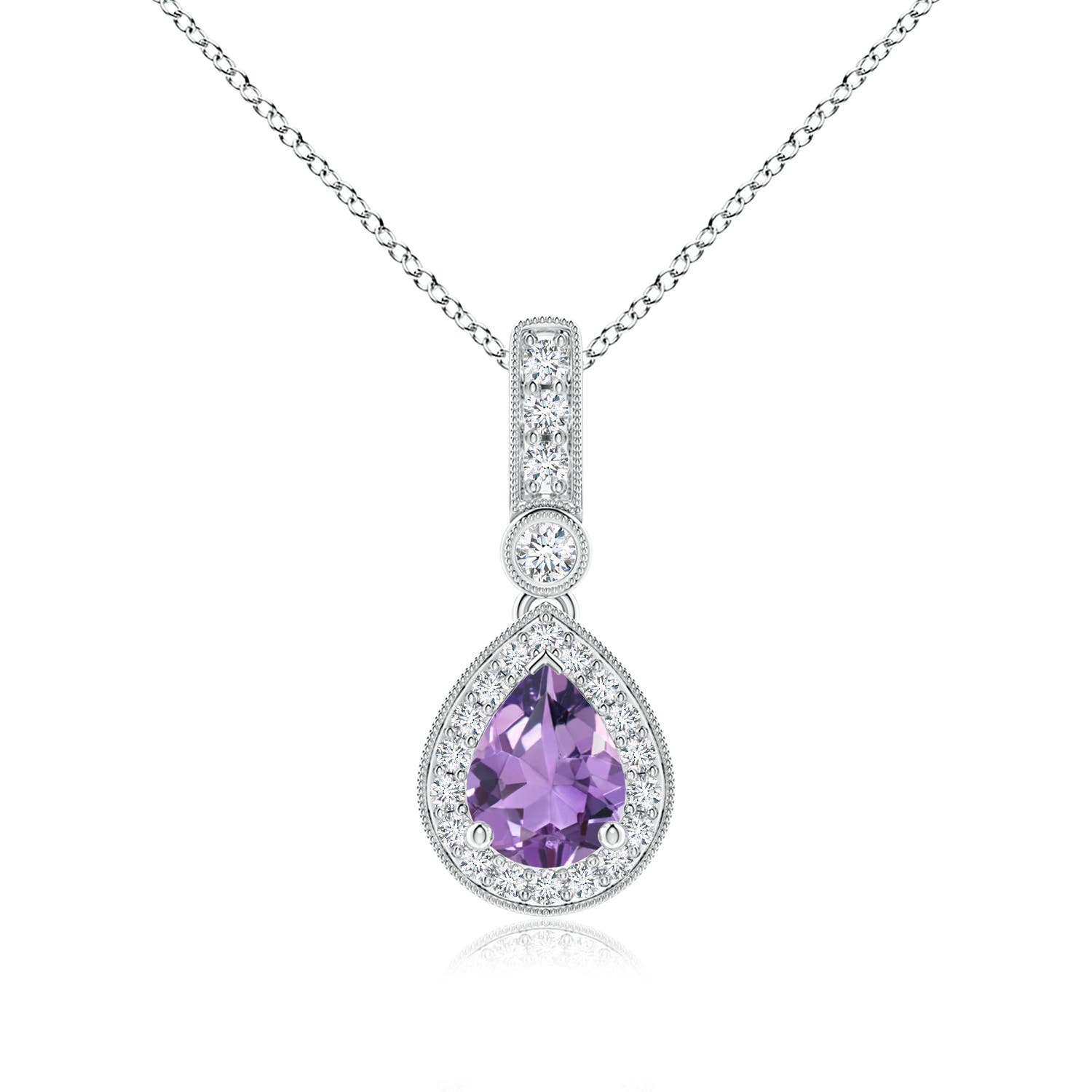 A - Amethyst / 1.31 CT / 14 KT White Gold