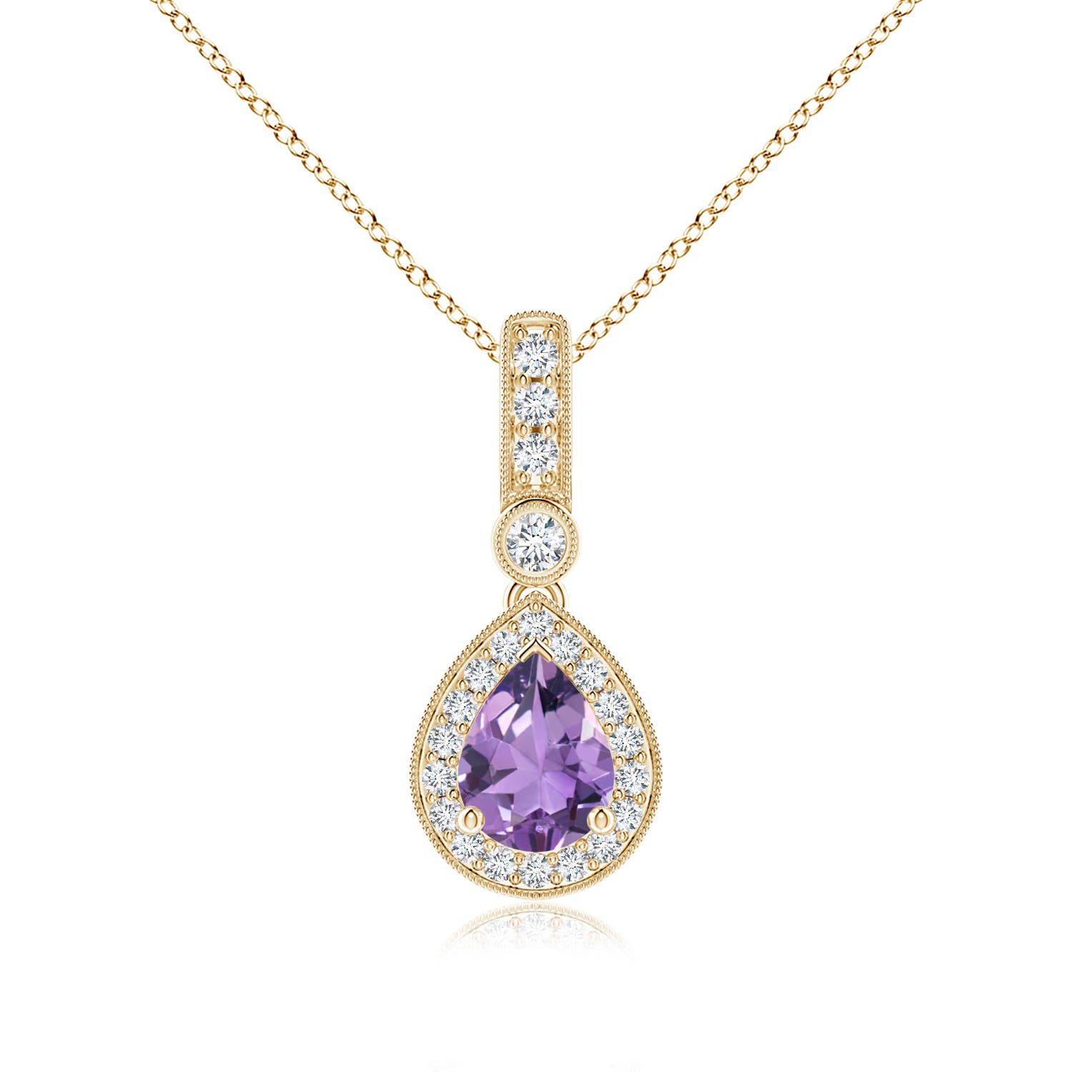 A - Amethyst / 1.31 CT / 14 KT Yellow Gold