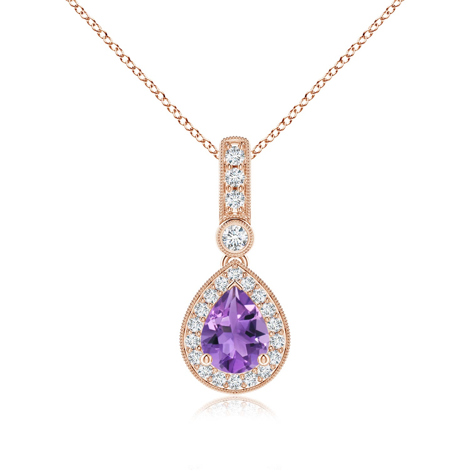 AA - Amethyst / 1.31 CT / 14 KT Rose Gold