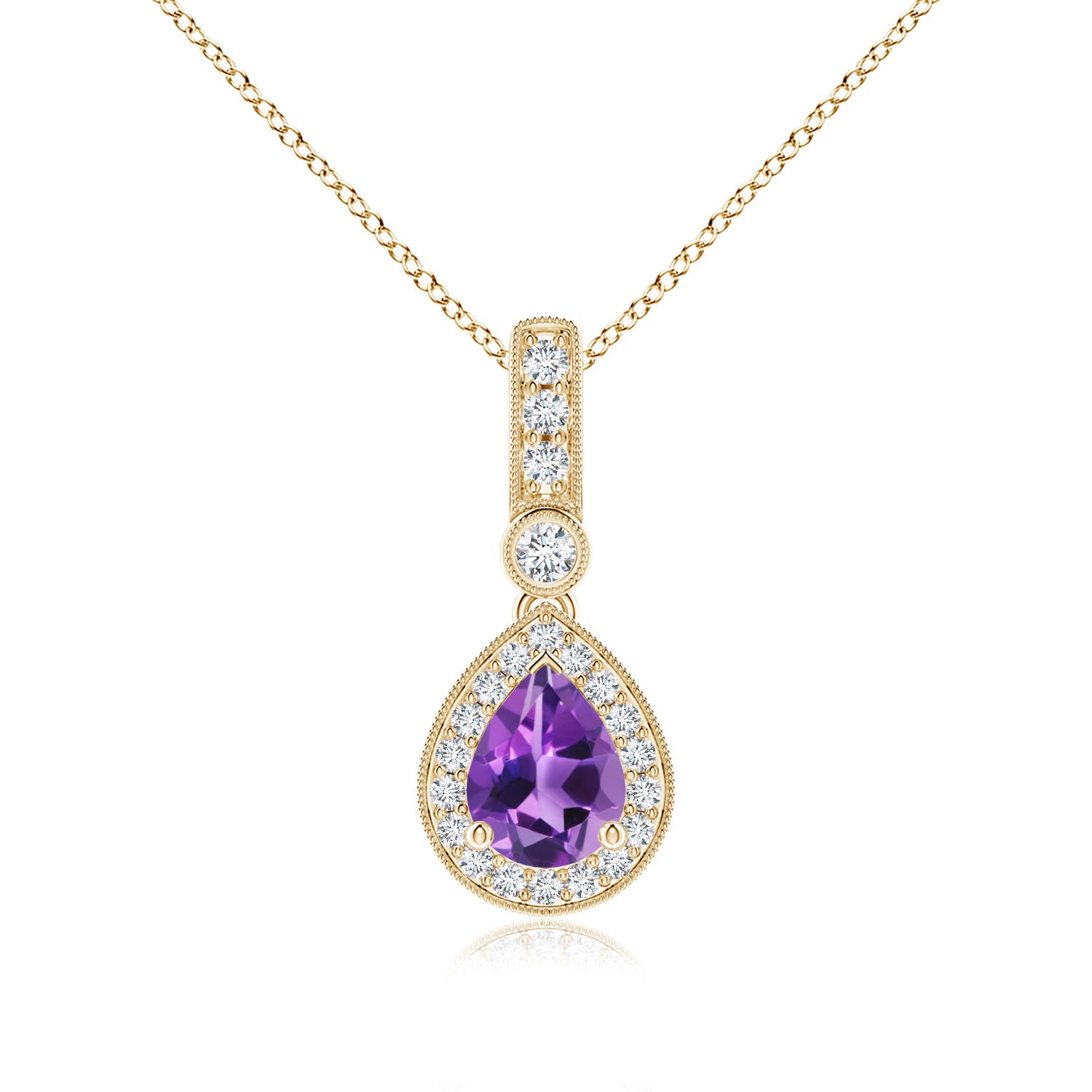 AAA - Amethyst / 1.31 CT / 14 KT Yellow Gold