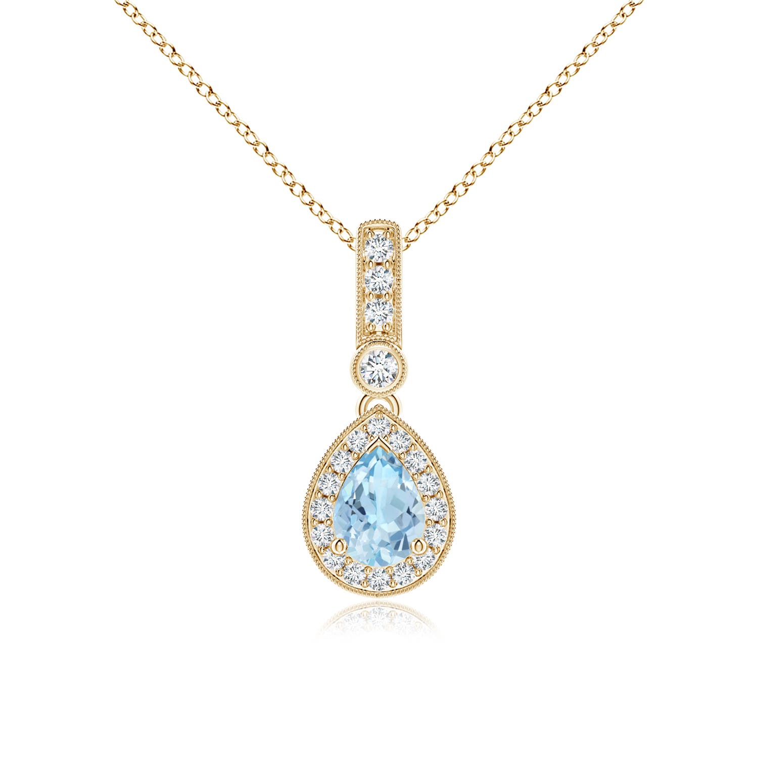 AAA - Aquamarine / 0.79 CT / 14 KT Yellow Gold