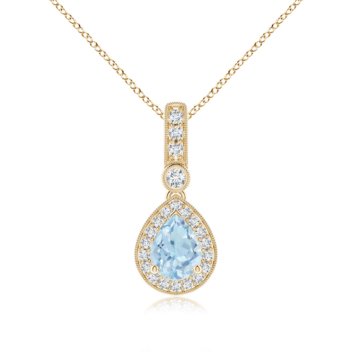 AA - Aquamarine / 1.16 CT / 14 KT Yellow Gold