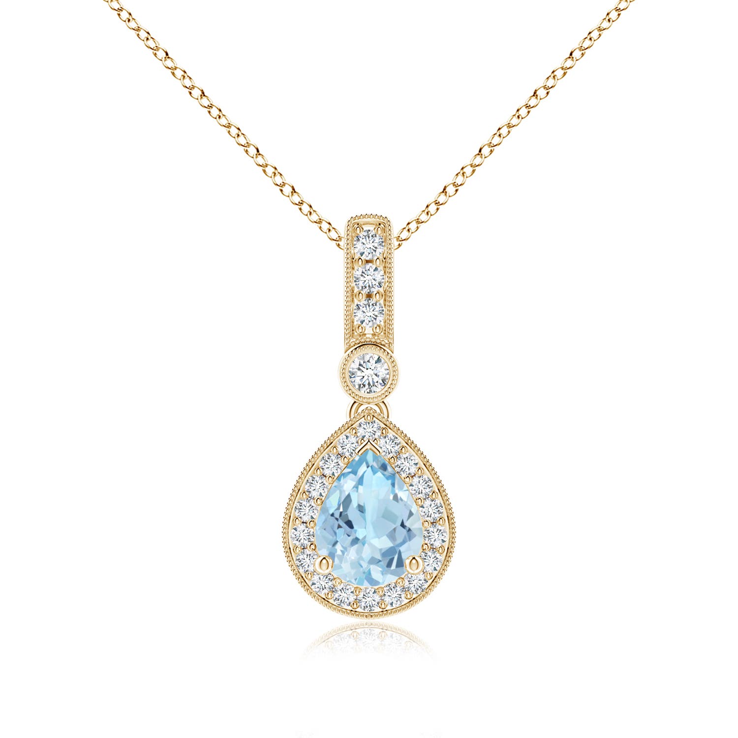 AAA - Aquamarine / 1.16 CT / 14 KT Yellow Gold