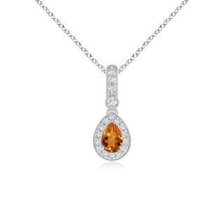 Pear AAA Citrine