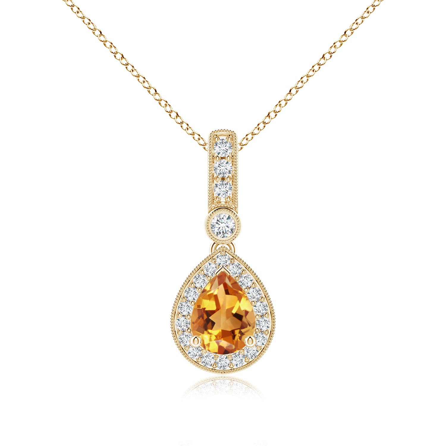 AA - Citrine / 1.31 CT / 14 KT Yellow Gold