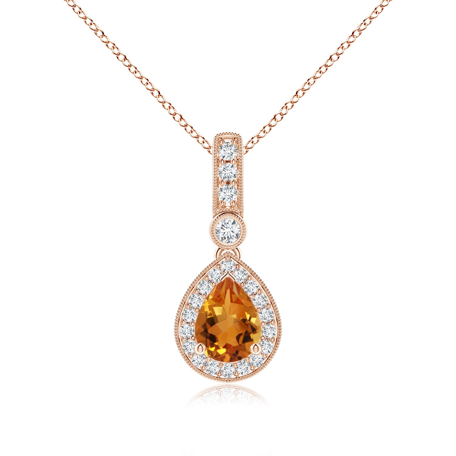 AAA - Citrine / 1.31 CT / 14 KT Rose Gold