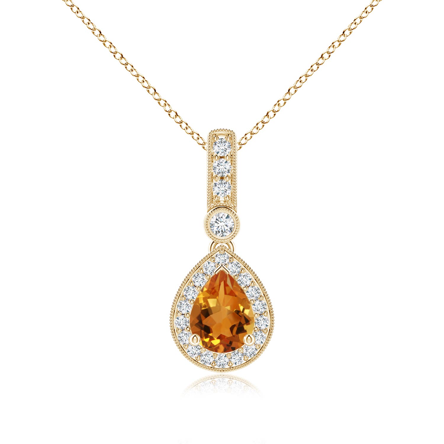 AAA - Citrine / 1.31 CT / 14 KT Yellow Gold