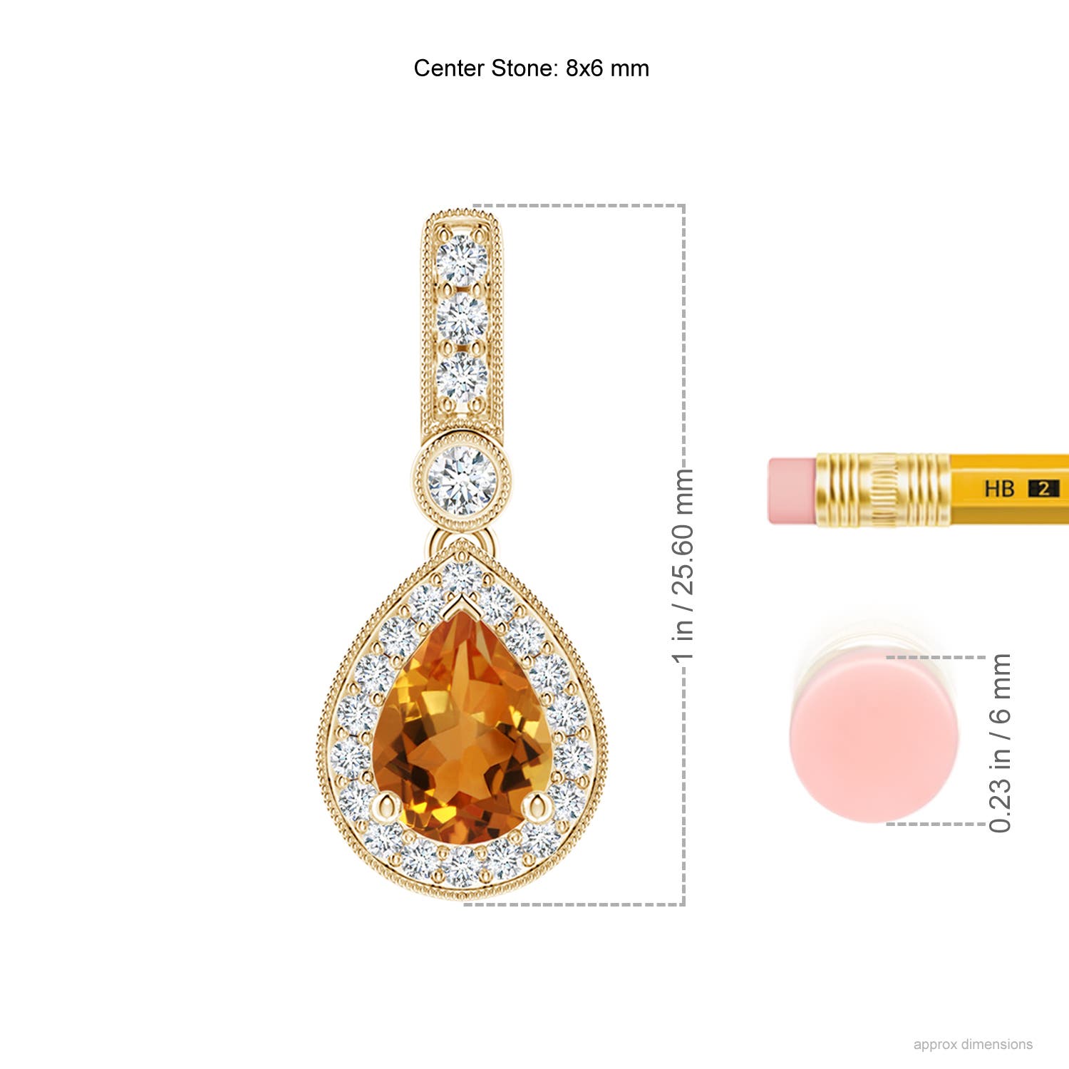 AAA - Citrine / 1.31 CT / 14 KT Yellow Gold