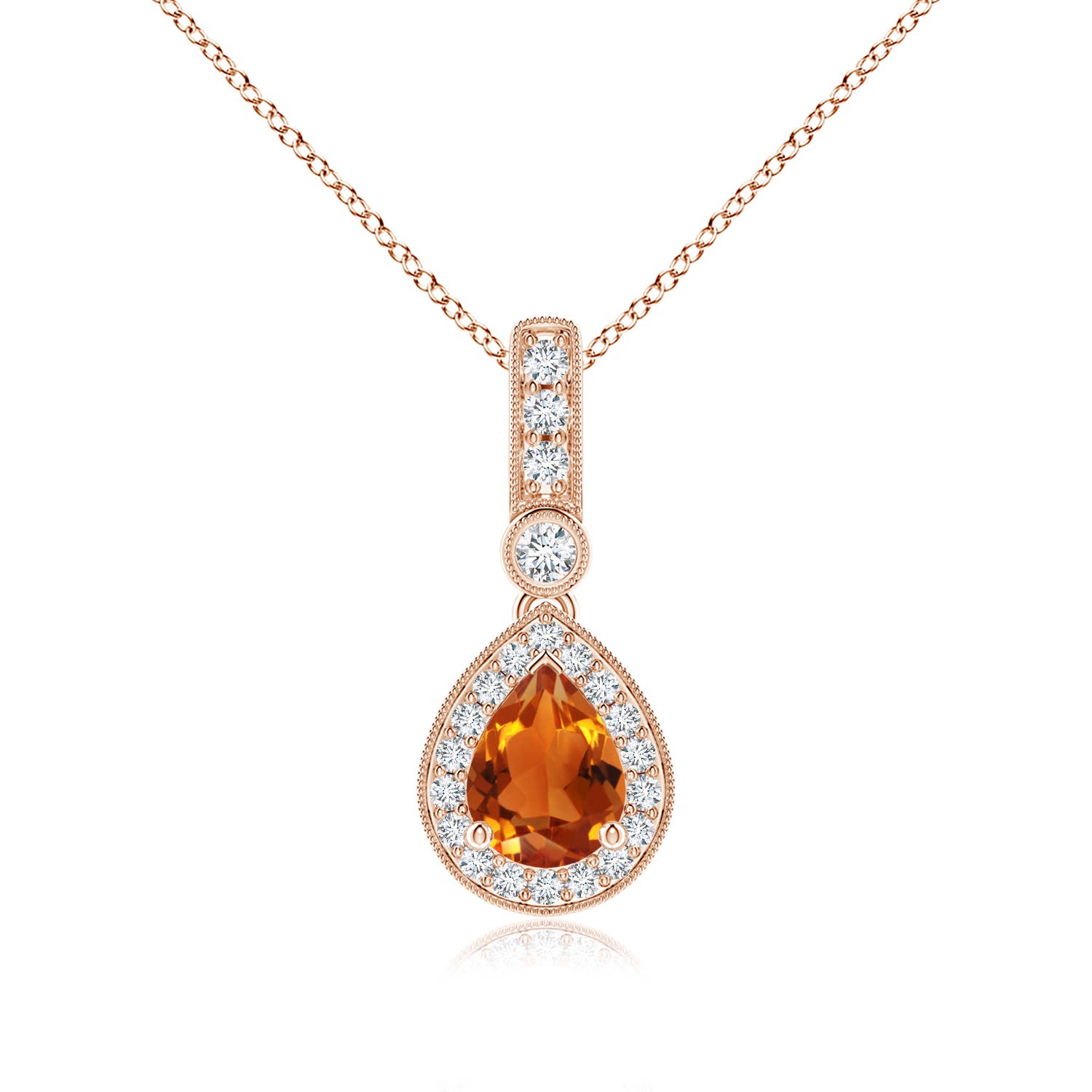 AAAA - Citrine / 1.31 CT / 14 KT Rose Gold