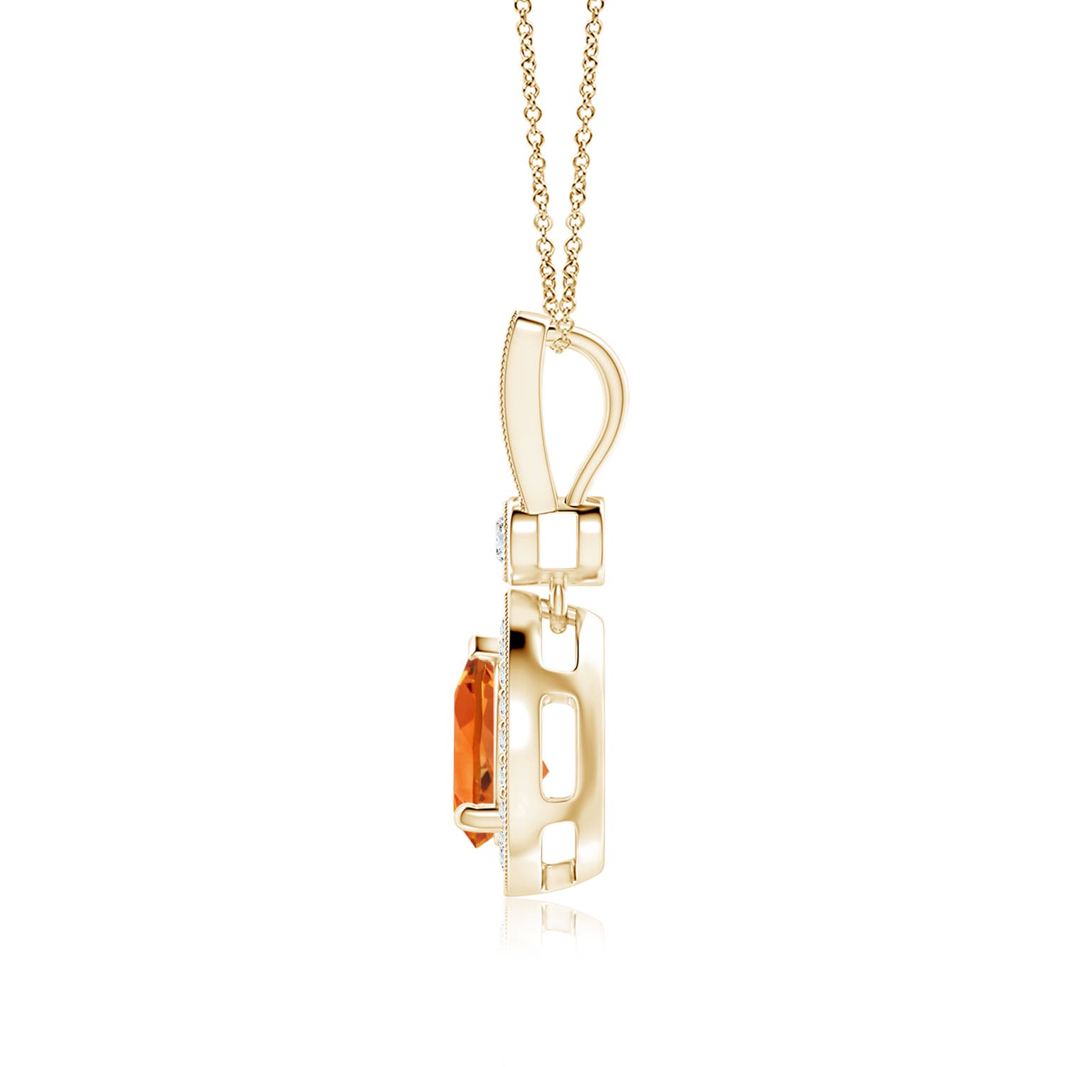 AAAA - Citrine / 1.31 CT / 14 KT Yellow Gold