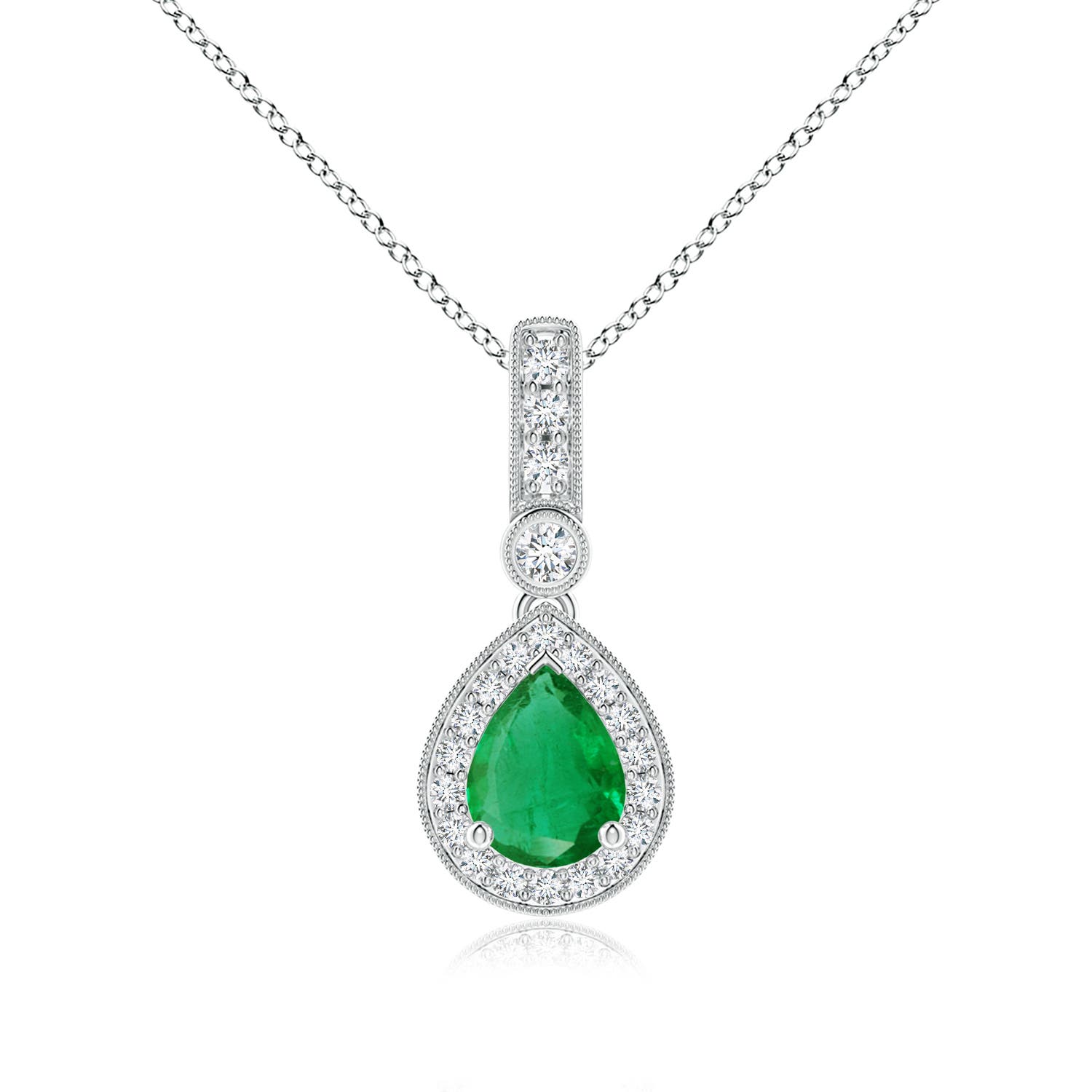 AA - Emerald / 1.26 CT / 14 KT White Gold