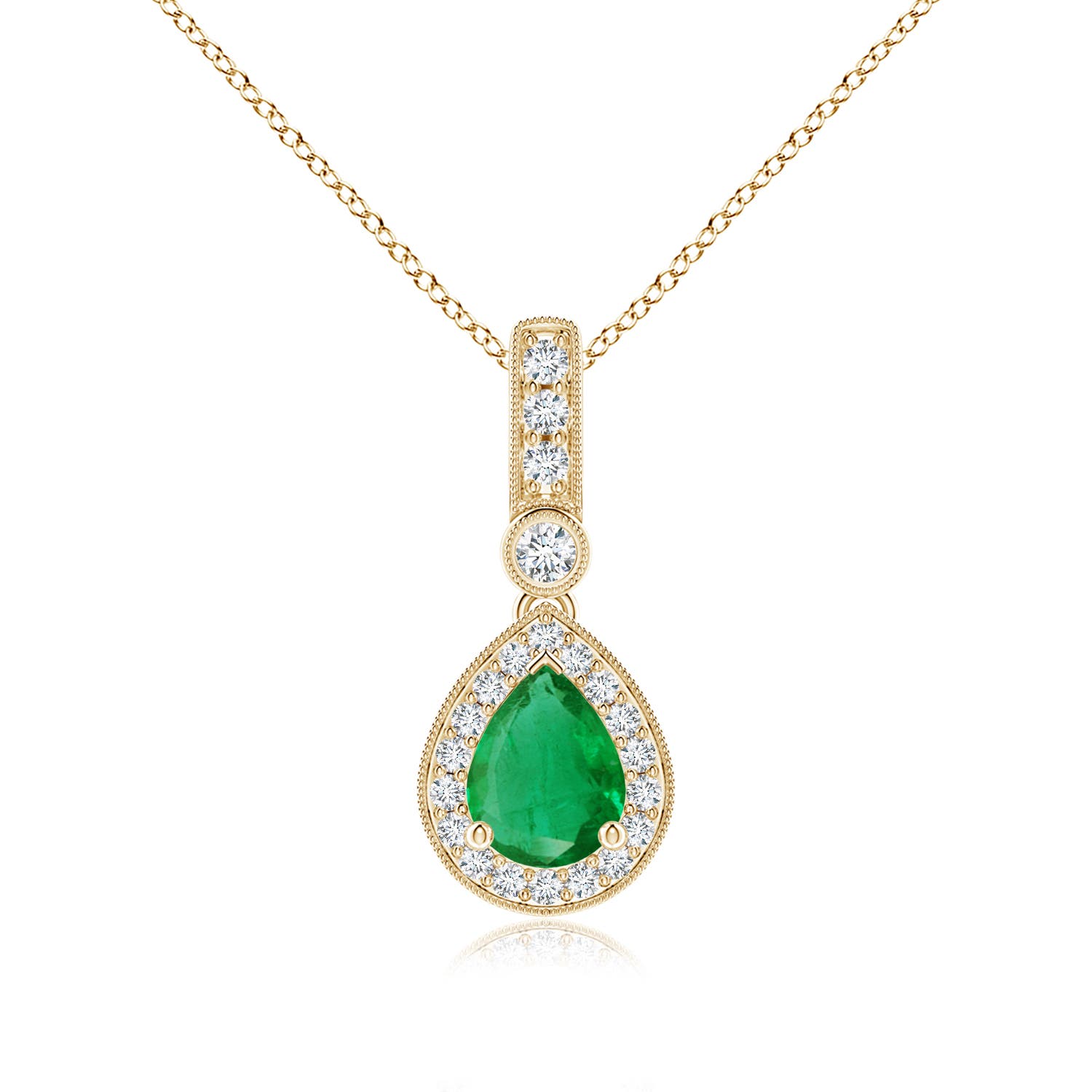 AA - Emerald / 1.26 CT / 14 KT Yellow Gold