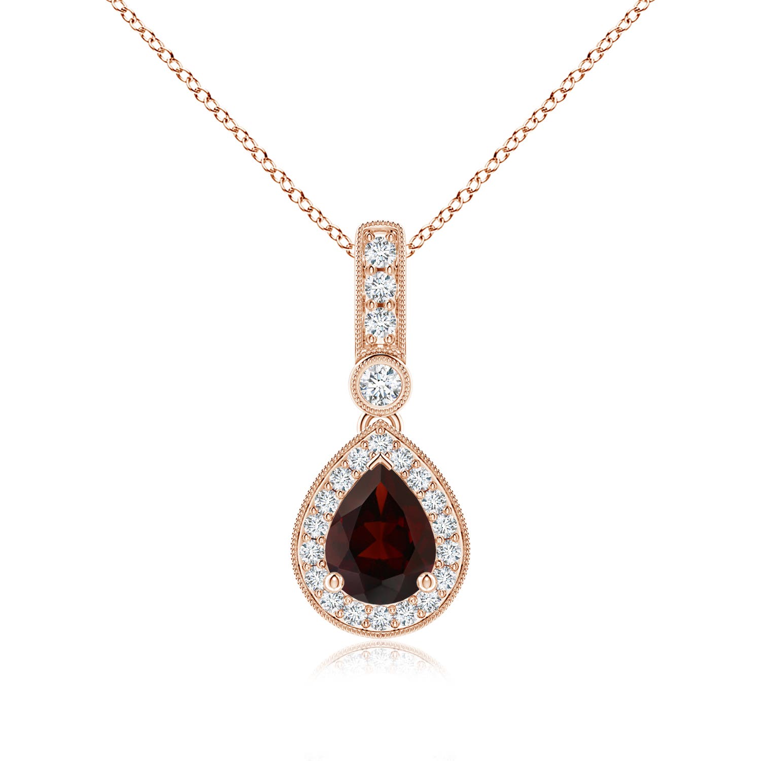 A - Garnet / 1.61 CT / 14 KT Rose Gold