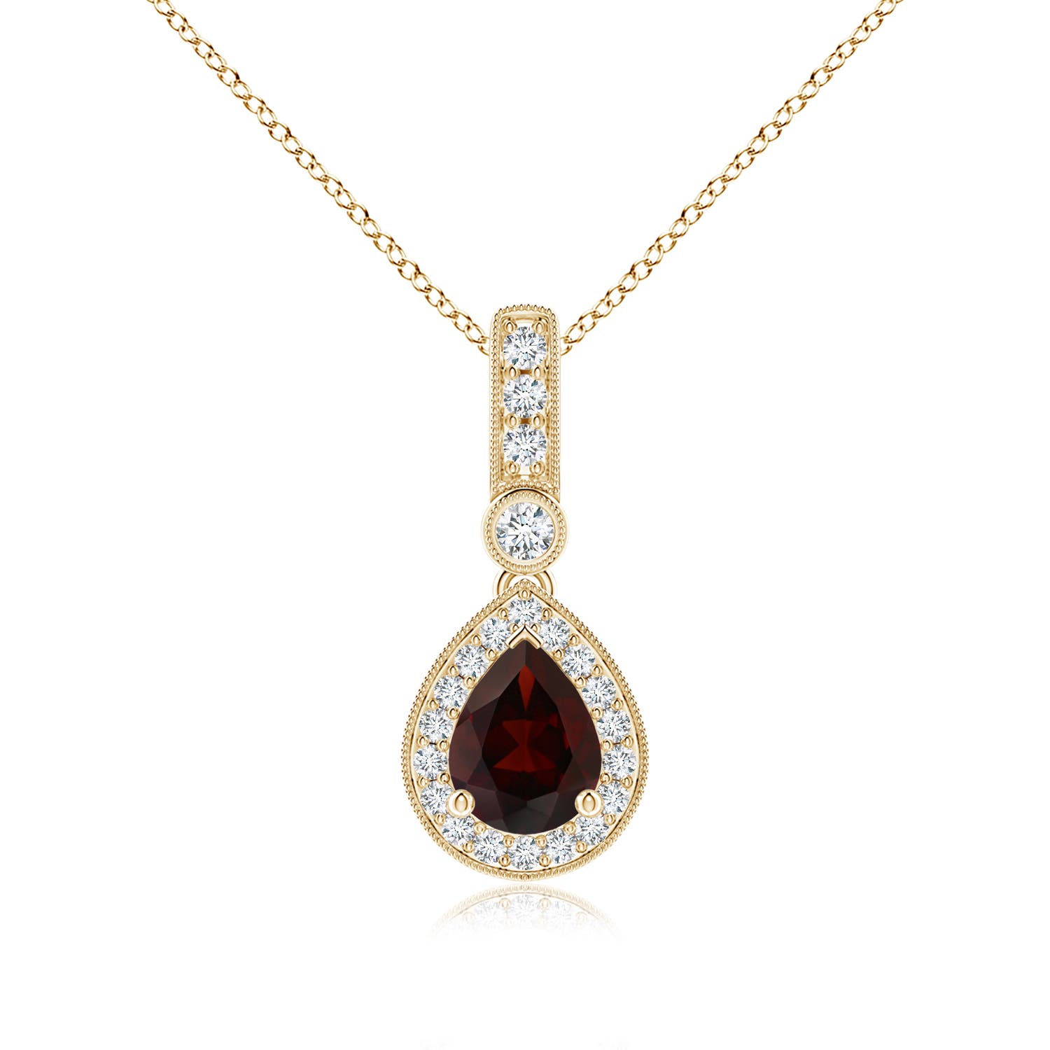 A - Garnet / 1.61 CT / 14 KT Yellow Gold