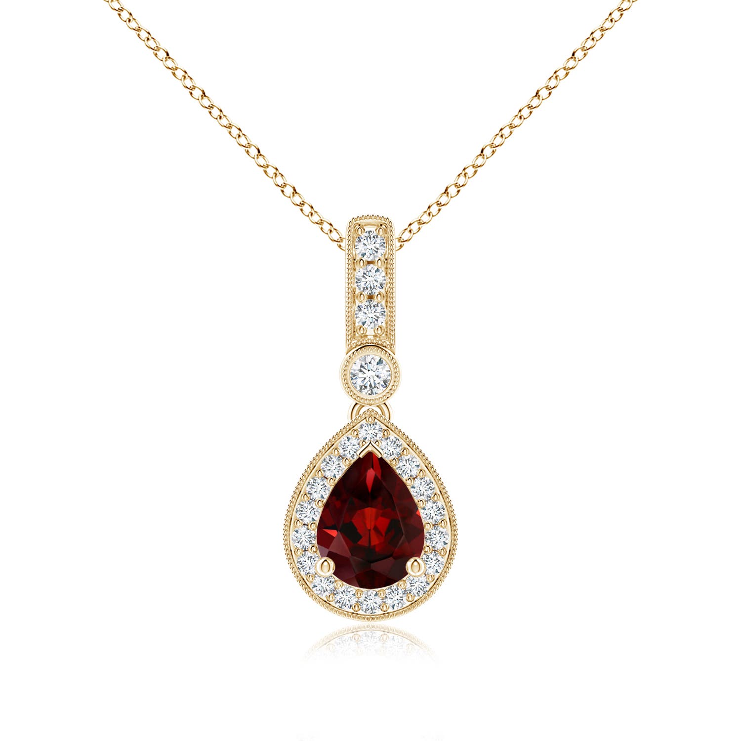 AAA - Garnet / 1.61 CT / 14 KT Yellow Gold