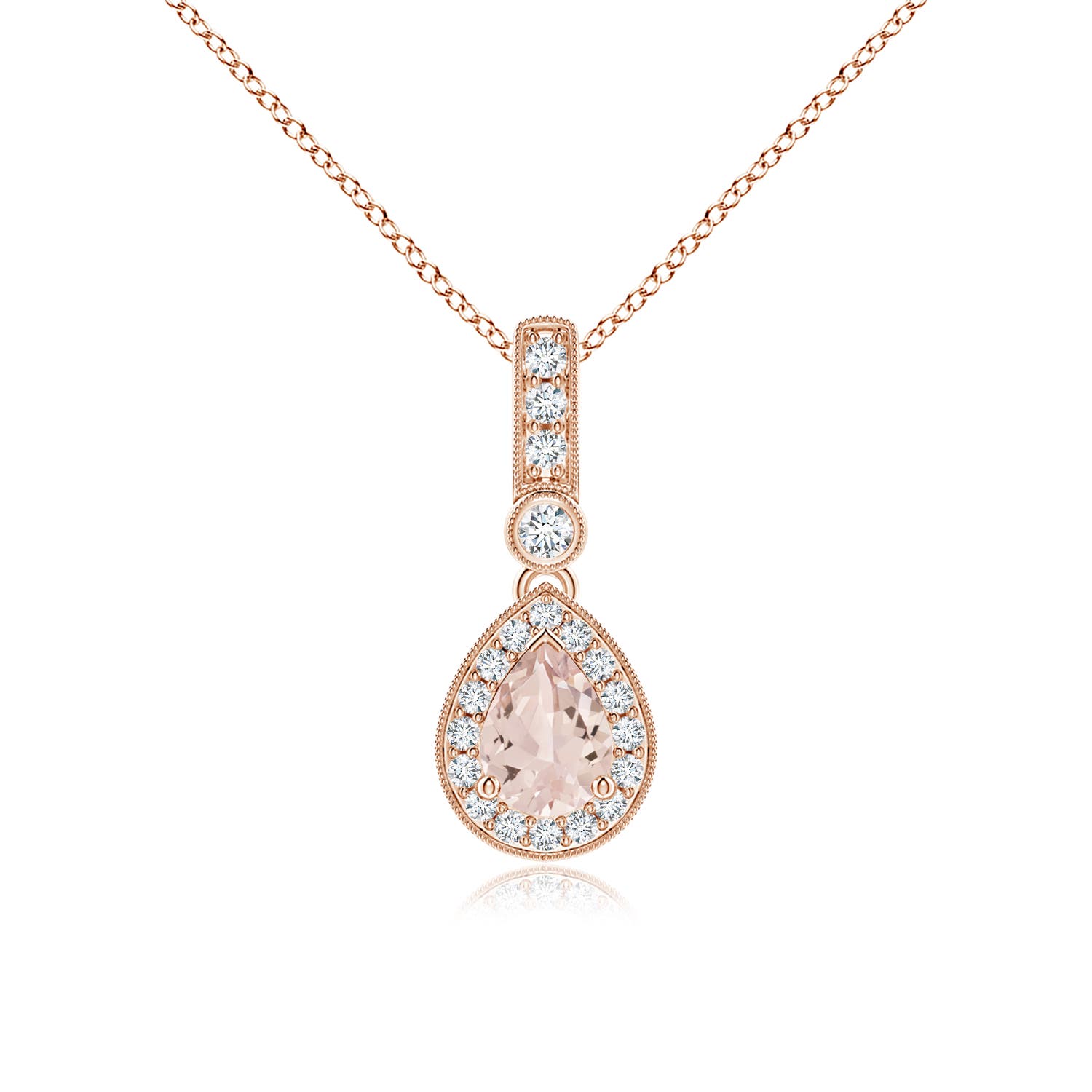 AA - Morganite / 0.84 CT / 14 KT Rose Gold