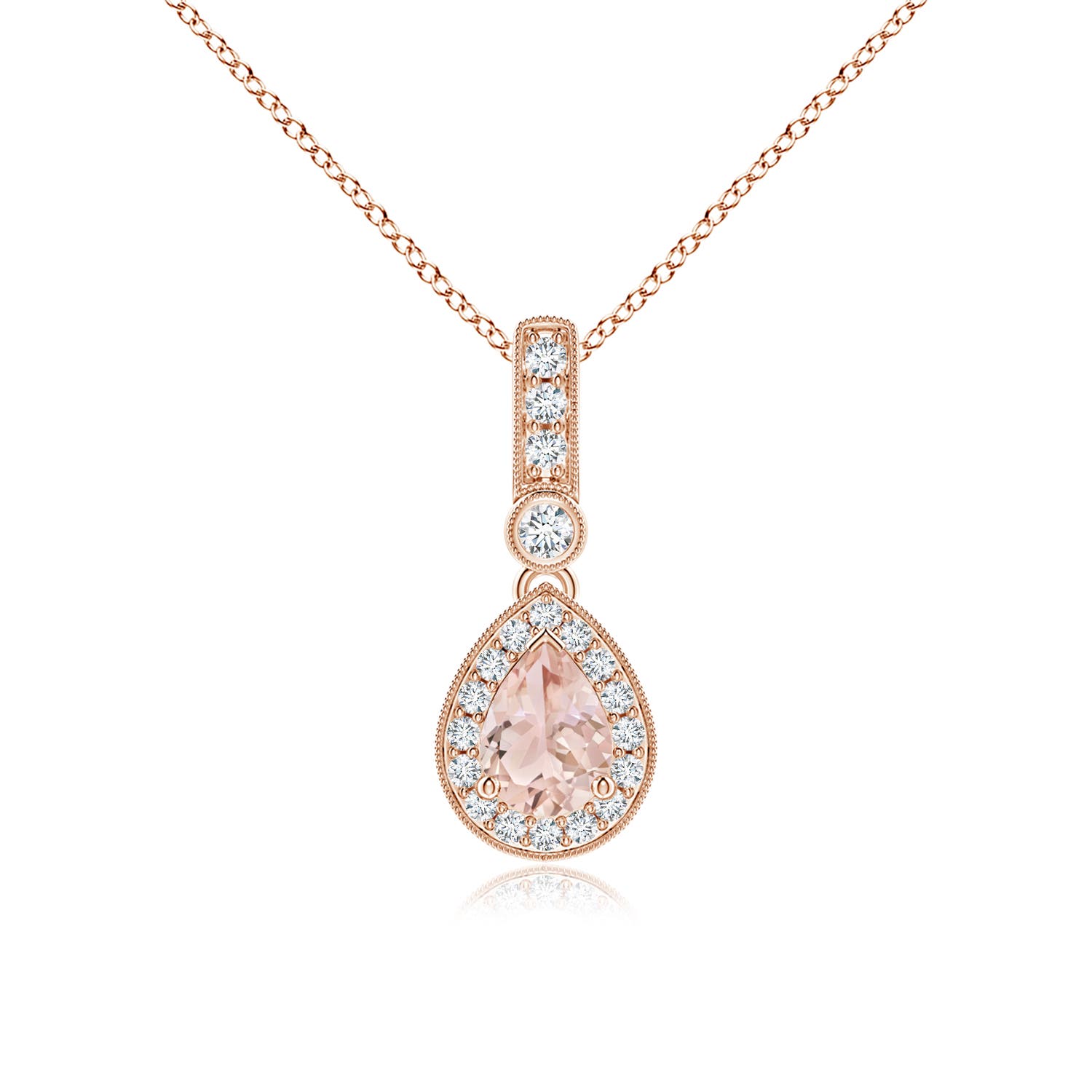 AAA - Morganite / 0.84 CT / 14 KT Rose Gold