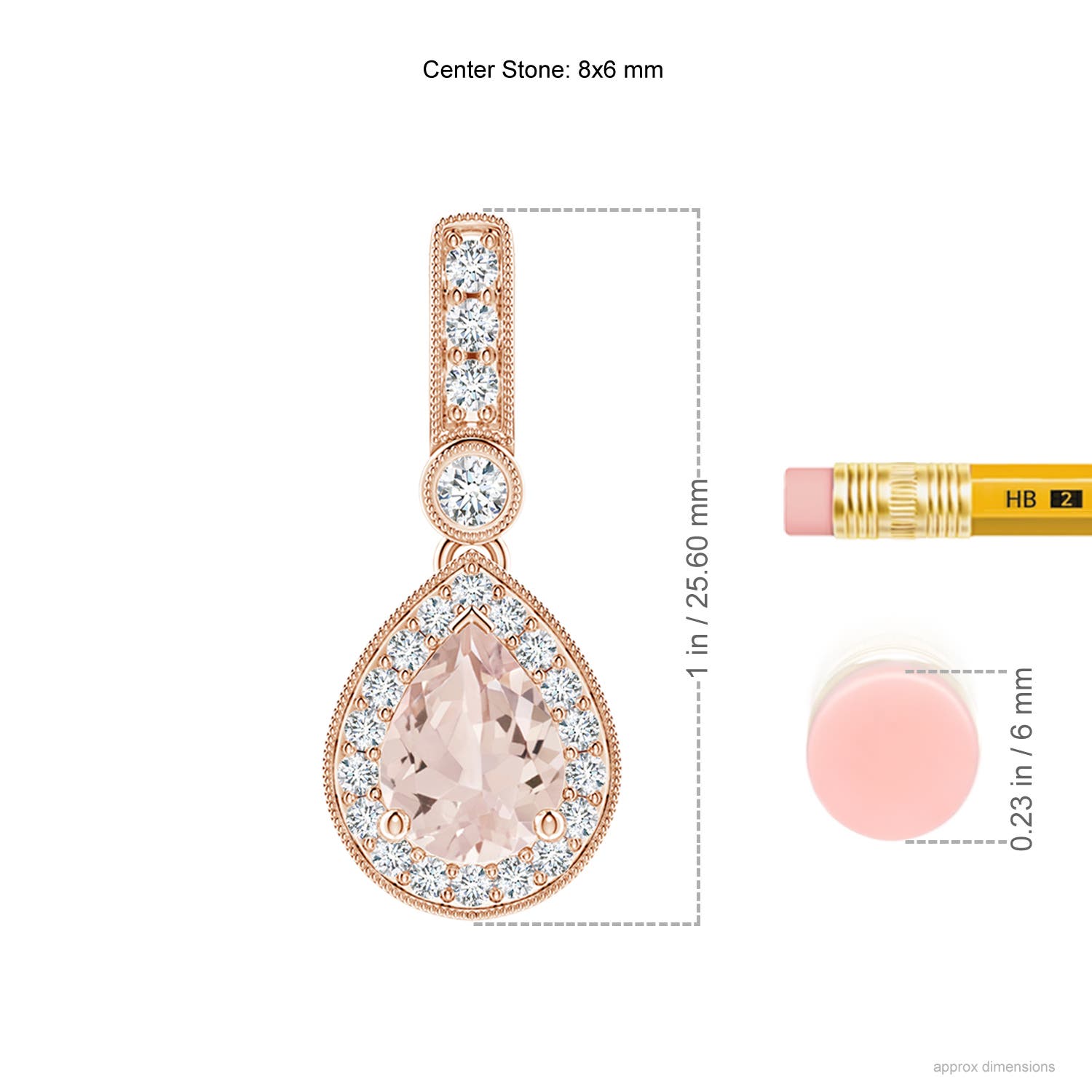 AA - Morganite / 1.26 CT / 14 KT Rose Gold