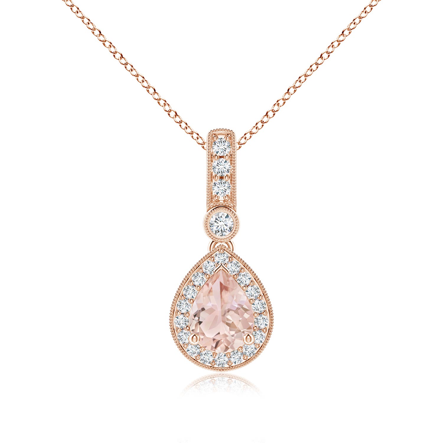 AAA - Morganite / 1.26 CT / 14 KT Rose Gold