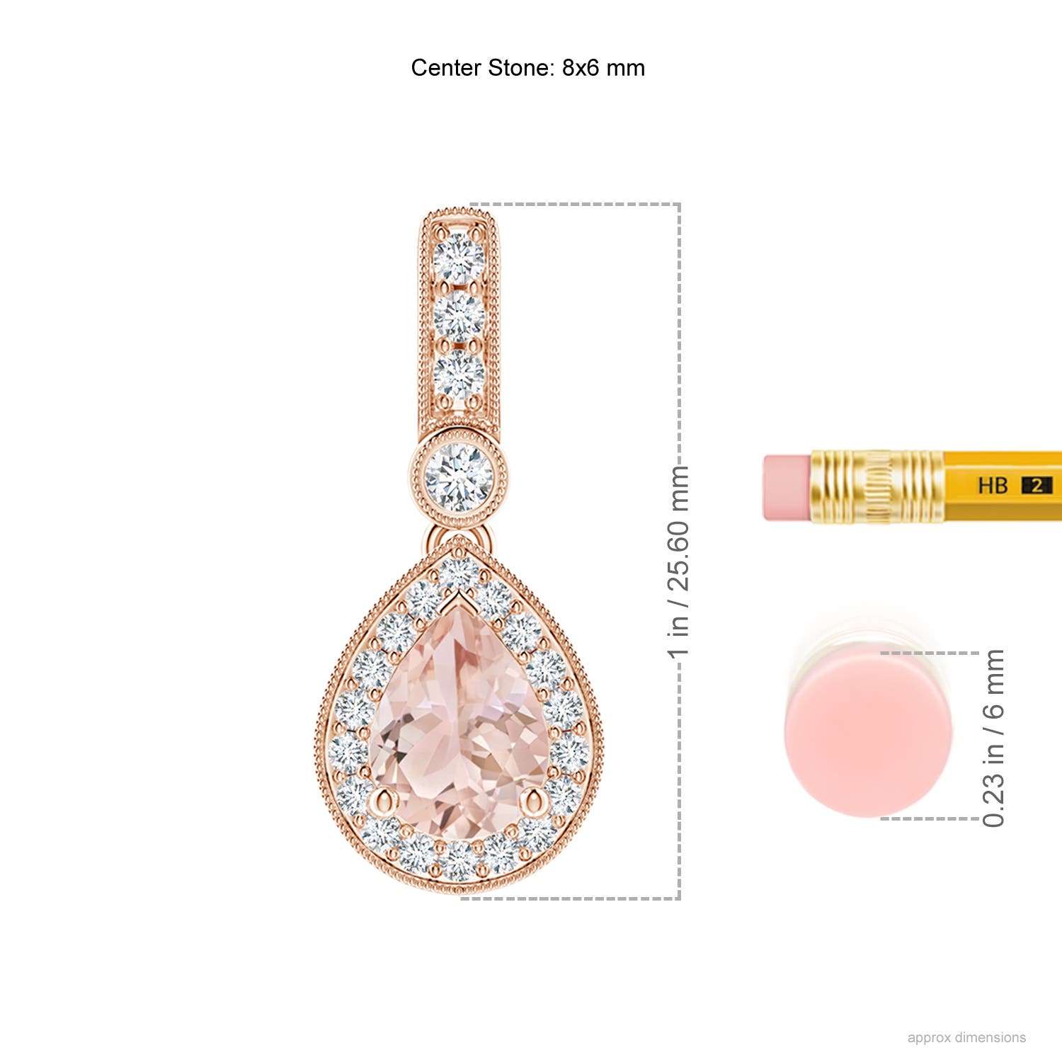 AAA - Morganite / 1.26 CT / 14 KT Rose Gold