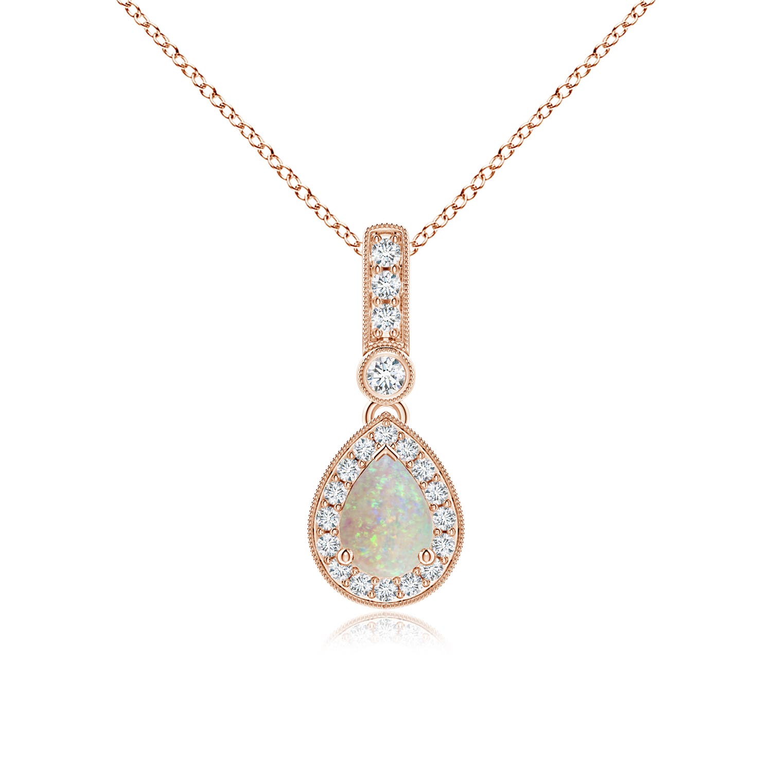 AAA - Opal / 0.66 CT / 14 KT Rose Gold