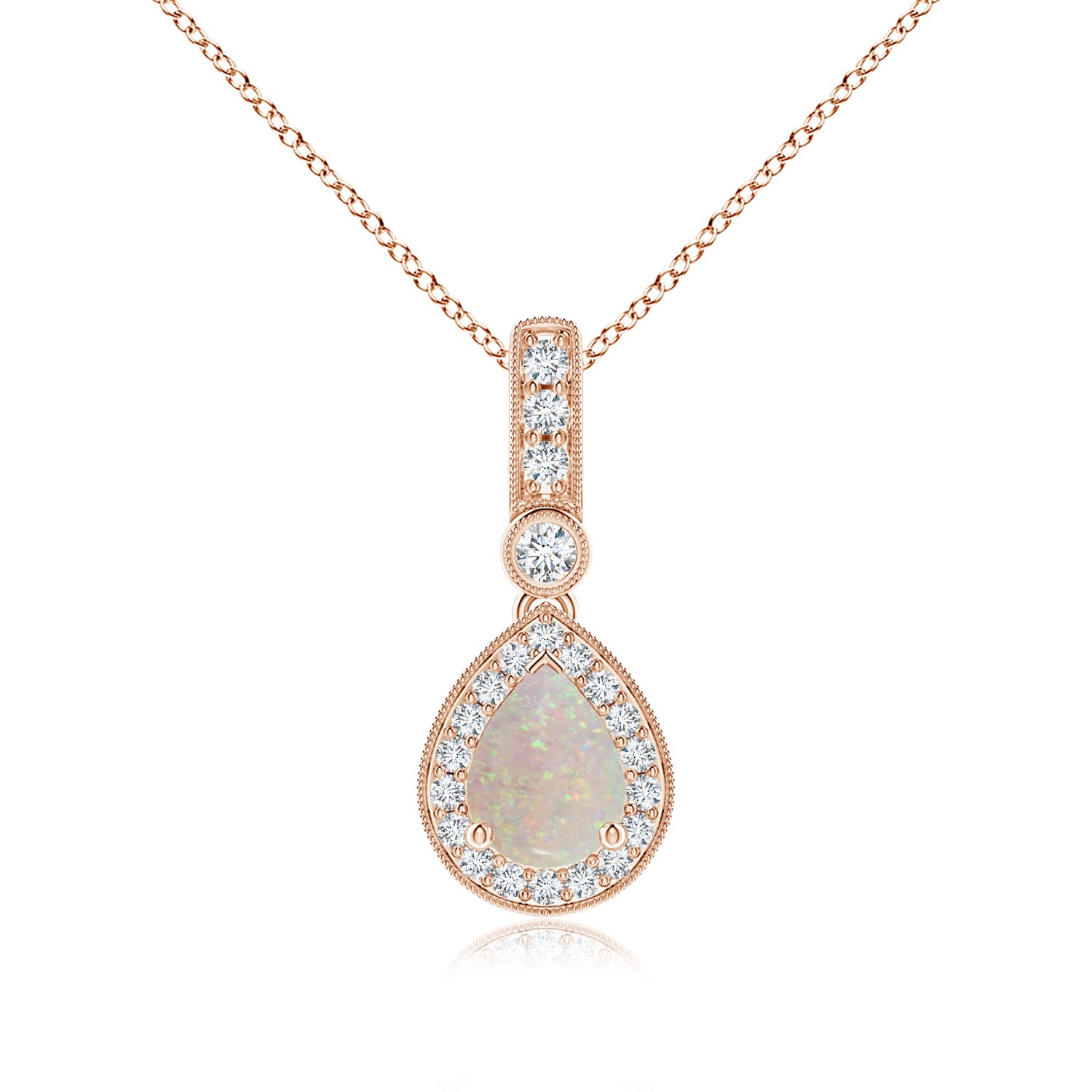 AA - Opal / 1.01 CT / 14 KT Rose Gold