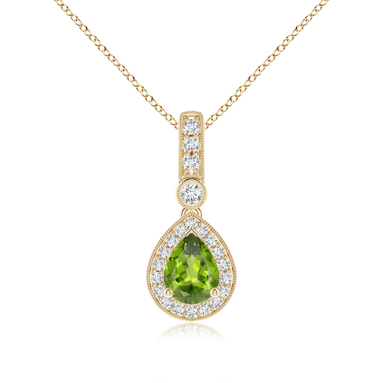 AAA - Peridot / 1.41 CT / 14 KT Yellow Gold