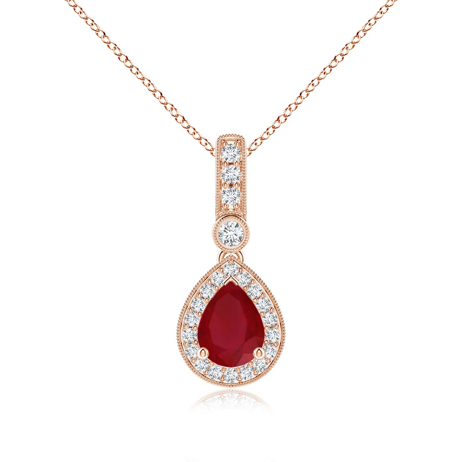 AA - Ruby / 1.46 CT / 14 KT Rose Gold