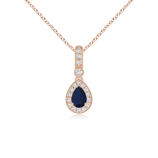 Pear A Blue Sapphire