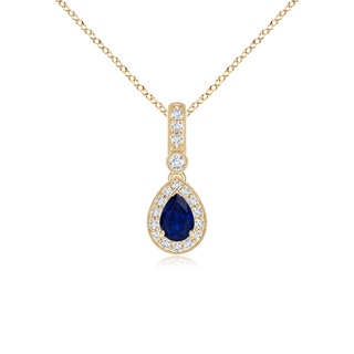 Pear AA Blue Sapphire