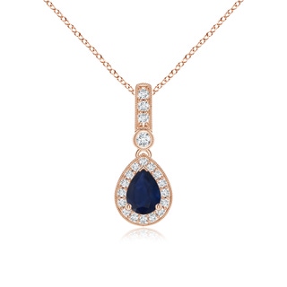 Pear A Blue Sapphire